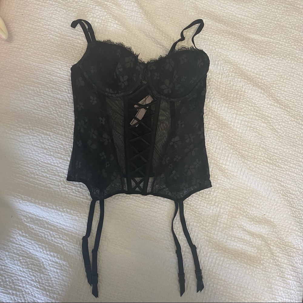 Victoria’s Secret Black Lace Corset
